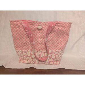 Handmade floral cloth tote